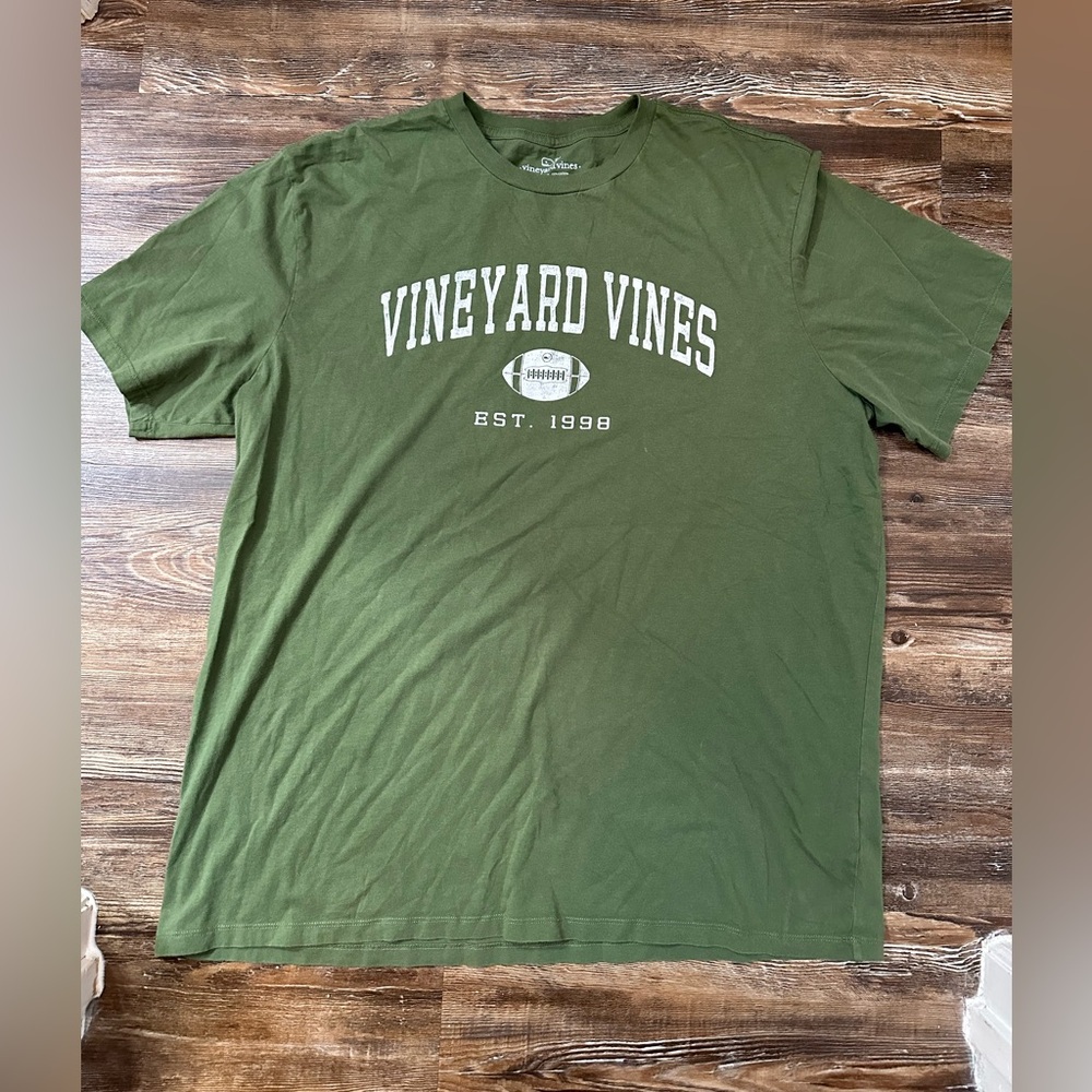 Vineyard Vines Olive Green Short Sleeve Tee